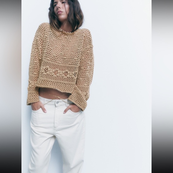 Zara Crochet Sweater - Picture 2 of 7